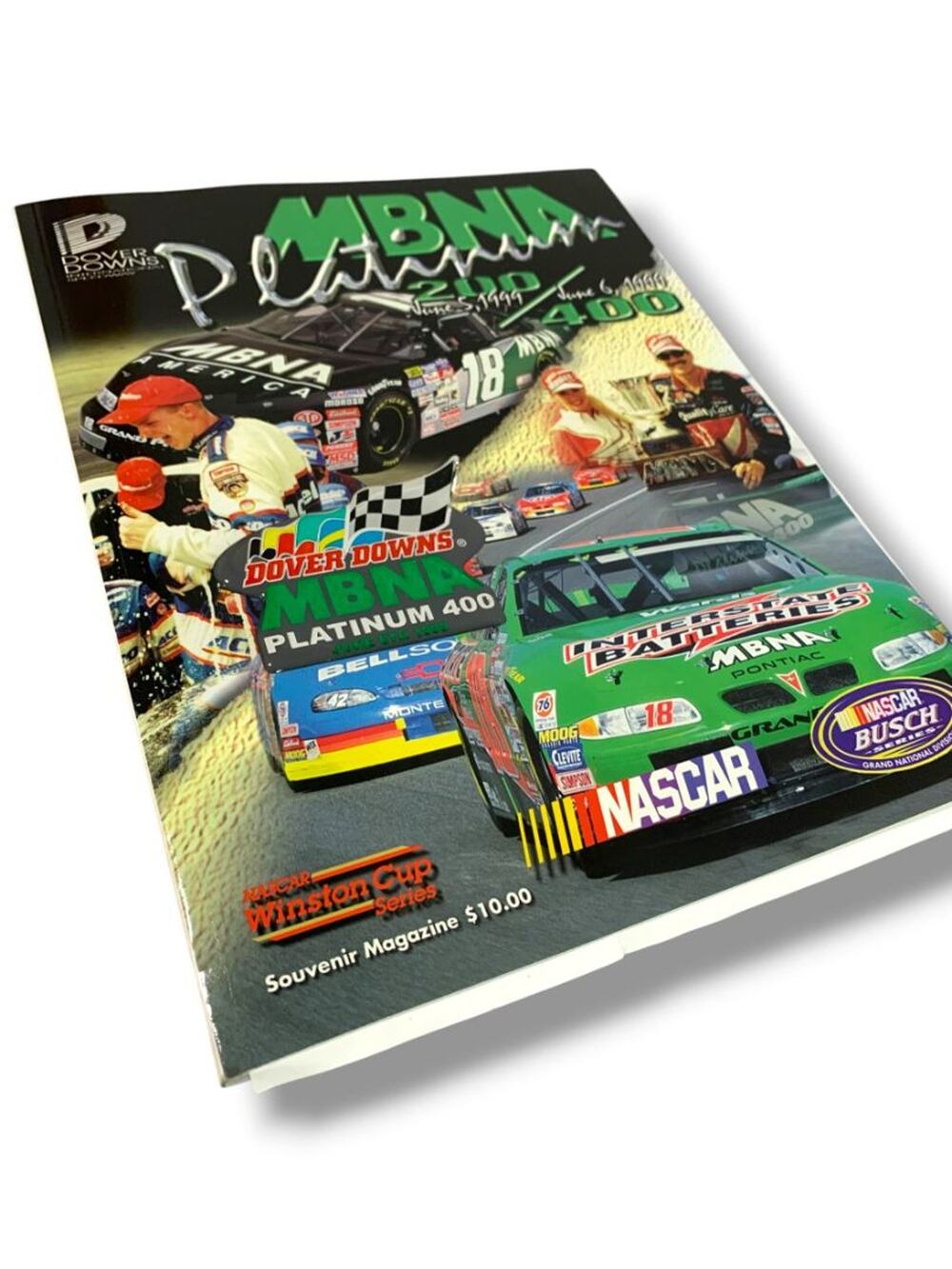 Souvenir Magazine Nascar Dover Downs June 5-6 1999 MBNA Platinum 200/400